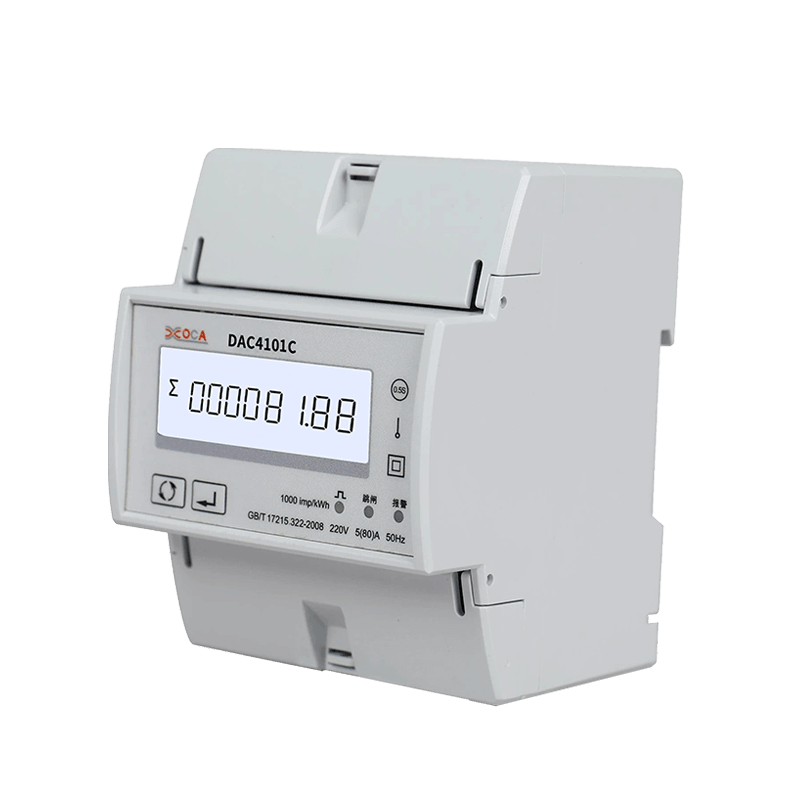 DAC2101 DIN-Schienen-Einphasen-LCD-Display, Mehrtarif-Modbus-Energiezähler