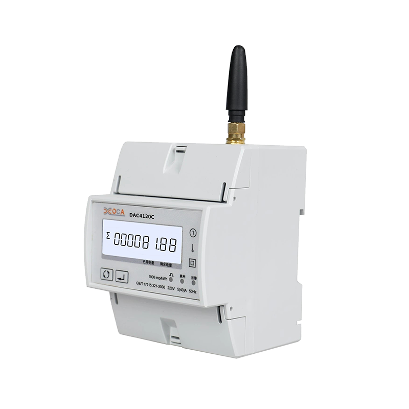 DAC2101 DIN-Schienen-Einphasen-LCD-Display, Mehrtarif-Modbus-Energiezähler