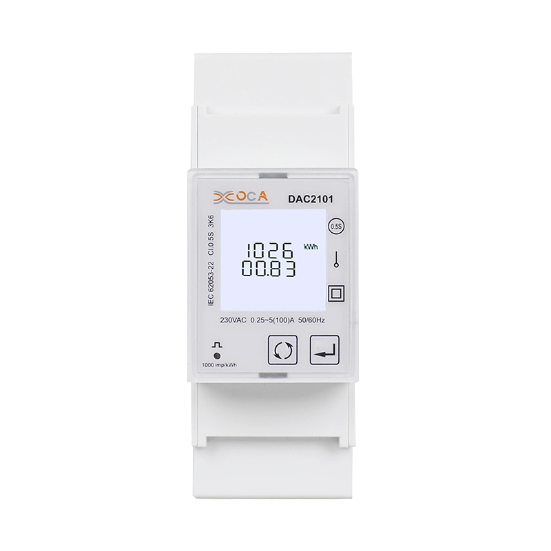 DAC2101 DIN-Schienen-Einphasen-LCD-Display, Mehrtarif-Modbus-Energiezähler