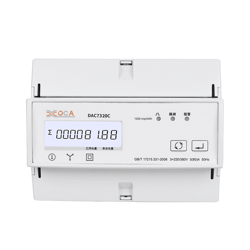 Dac7320c DIN-Schienen-WLAN mit Relais-Stromzähler