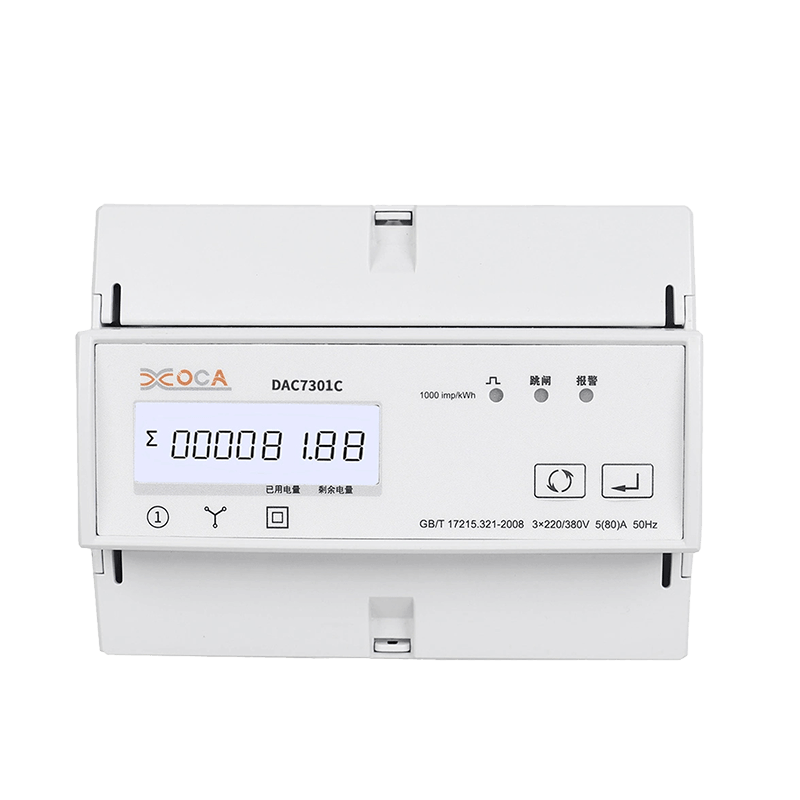 Dac7321c-CT DIN-Schiene AC WiFi mit Transformator Tuya Elektronischer Energiezähler