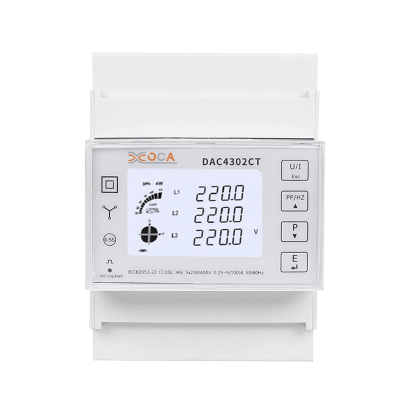 Dac4302CT Dreiphasiger intelligenter DIN-Schienen-Wechselstrom-Energiezähler