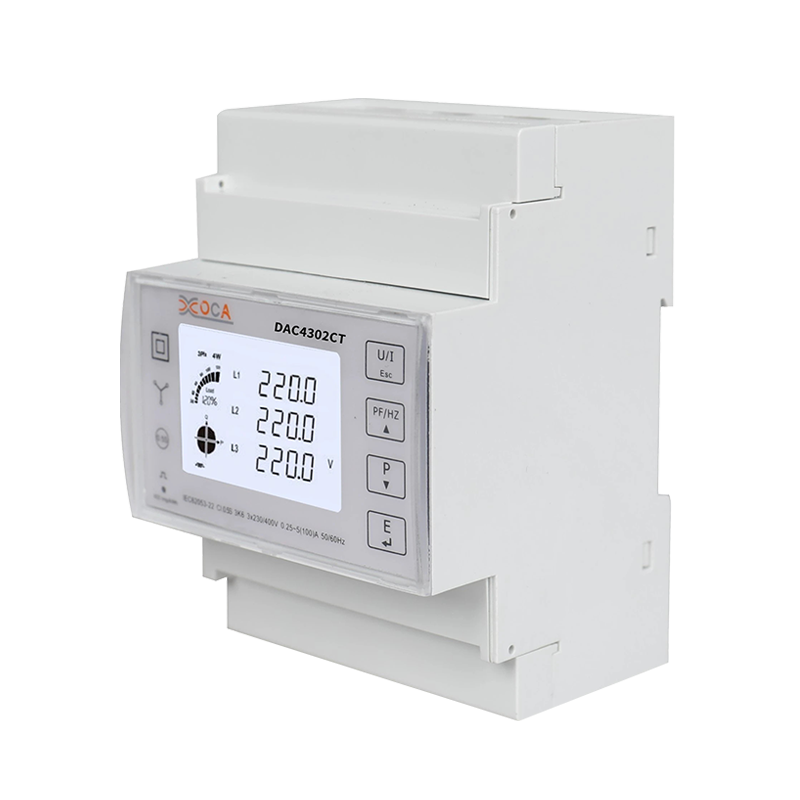 Dac4302CT DIN-Schiene AC Dreiphasen-Modbus Smart Energy Meter Multimeter