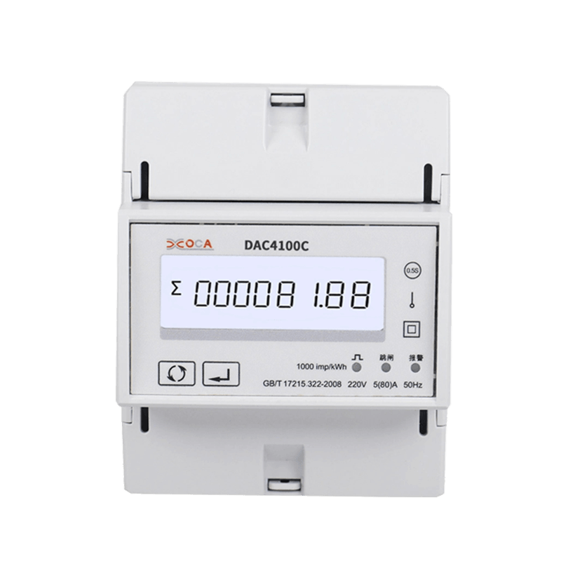 DAC4100C Einphasiger DIN-Schienen-Modbus-Energiezähler mit intelligenter Fernbedienung