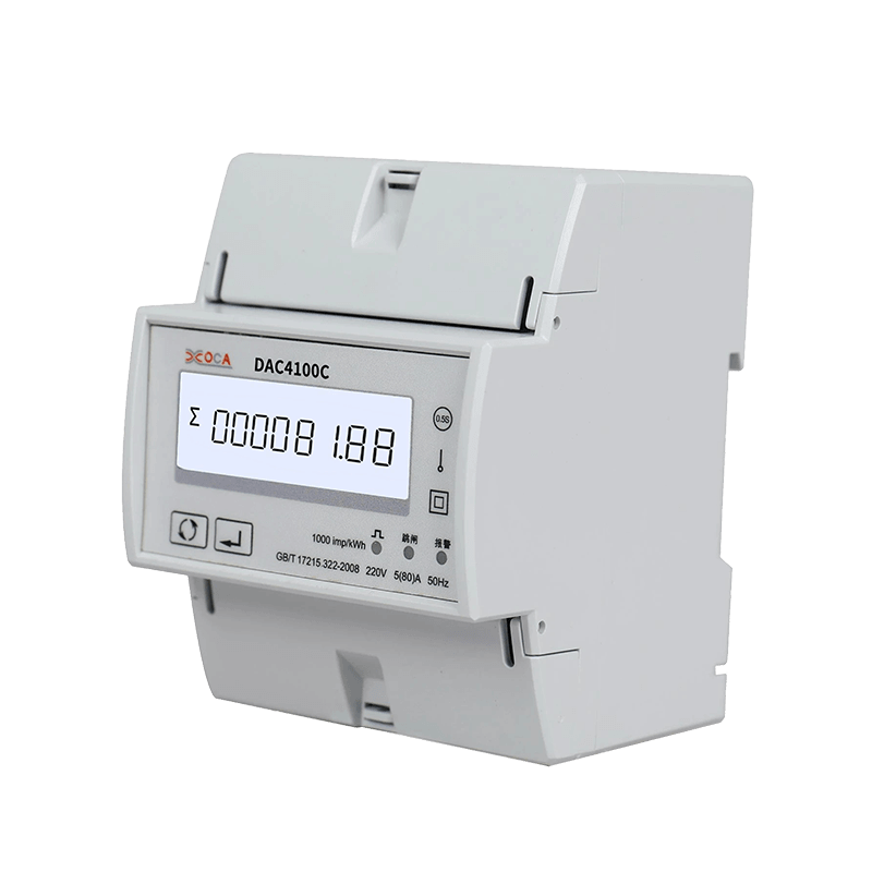 Dac4121C DIN-Schiene AC einphasiger drahtloser Modbus-Leistungsmesser