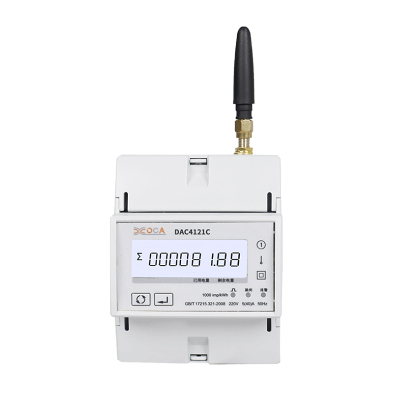 Dac4121C DIN-Schiene AC einphasiger drahtloser Modbus-Leistungsmesser