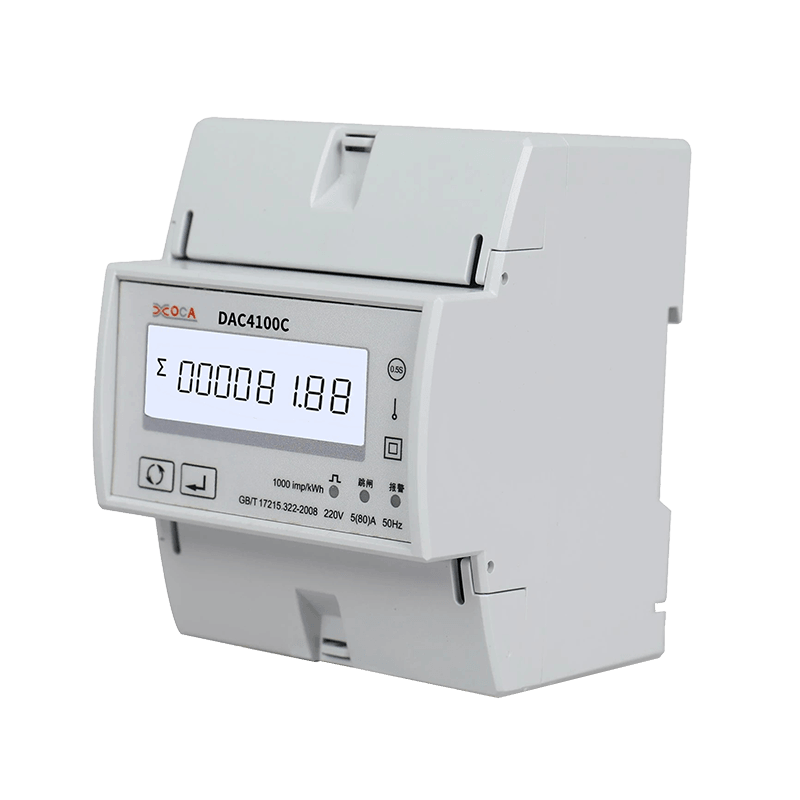 Dac4120c DIN-Schiene Einphasen-Wechselstrom-Modbus-Smart-Multifunktions-Energiezähler