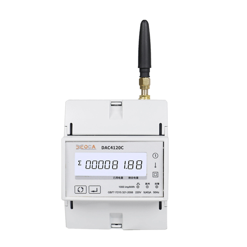 Dac4120c DIN-Schiene Einphasen-Wechselstrom-Modbus-Smart-Multifunktions-Energiezähler