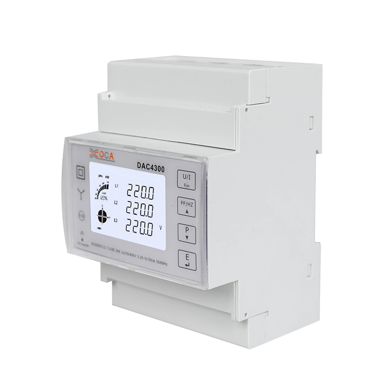 Dac4120c DIN-Schienen-Wireless-Smart-Modbus-Elektromultimeter