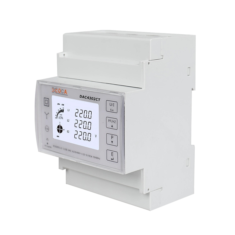 Dac4302CT Multifunktions-DIN-Schienen-Energiezähler-Multimeter