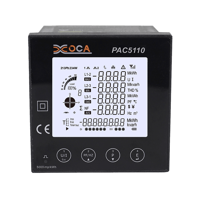 PAC5110 Dreiphasen-Panel RS485 Modbus Digitaler Stromzähler Leistungsmesser