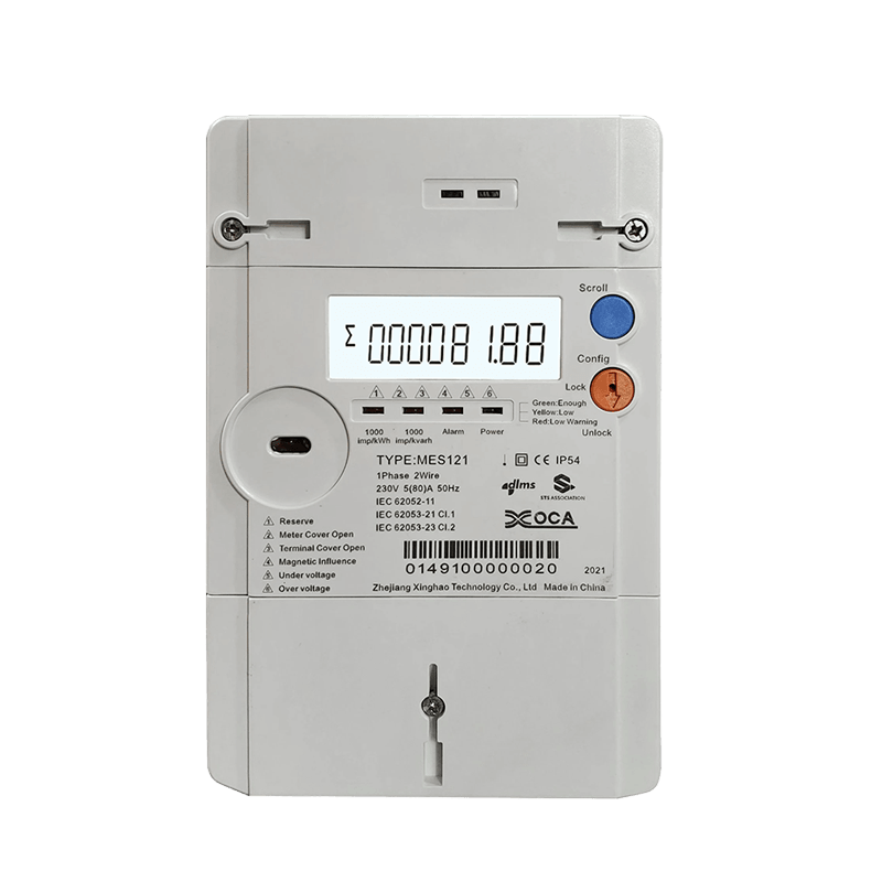 Mes121 Prepaid Sts Einphasen-Energiezähler-Multimeter