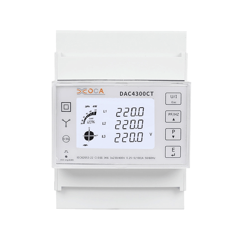 DAC7300C-CT DIN-Schiene Dreiphasen-Modbus-Smart-Remote-Stromzähler