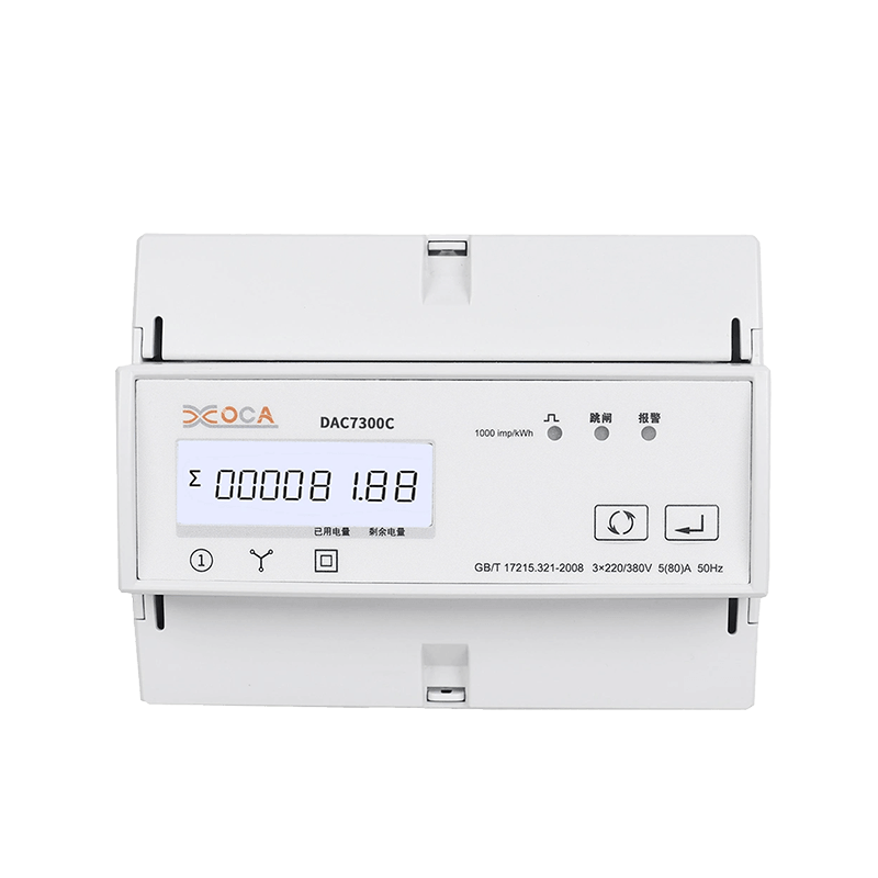 DAC7300C DIN-Schiene Dreiphasen-Fernbedienung WiFi Modbus RS485 Elektronischer Energiezähler