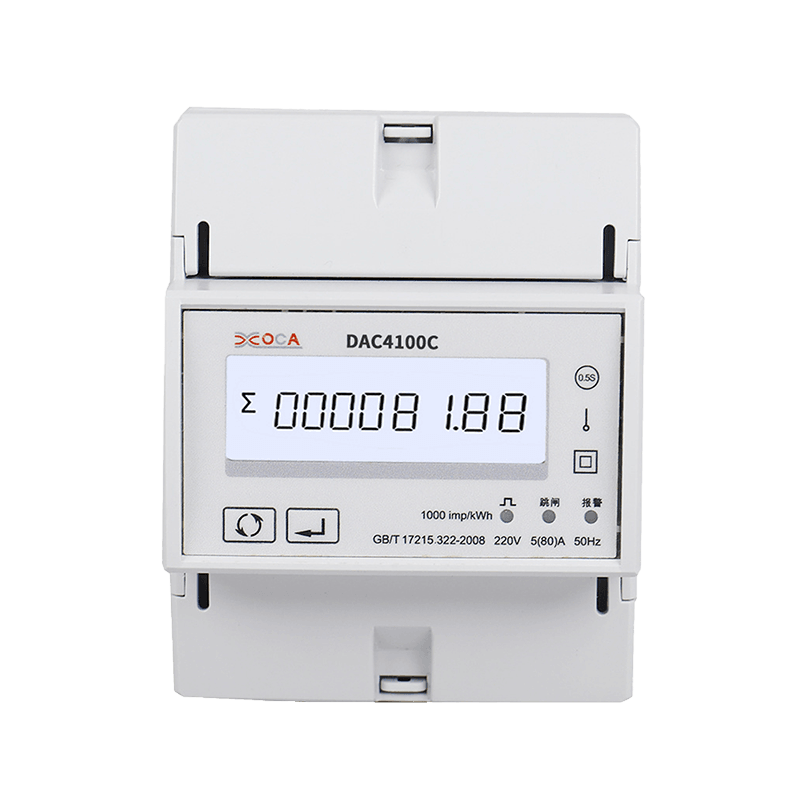 DAC4100C Einphasiger DIN-Schienen-Modbus-Energiezähler mit intelligenter Fernbedienung