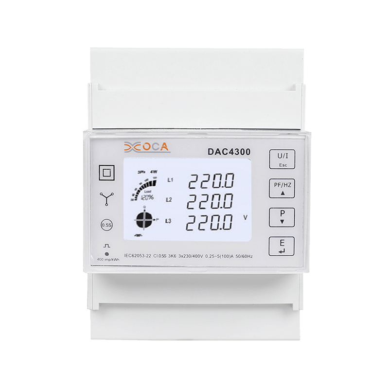 DAC4350CT Einphasig 4P Multifunktion mit Relais 4G Kommunikation DIN-Schiene elektrisch