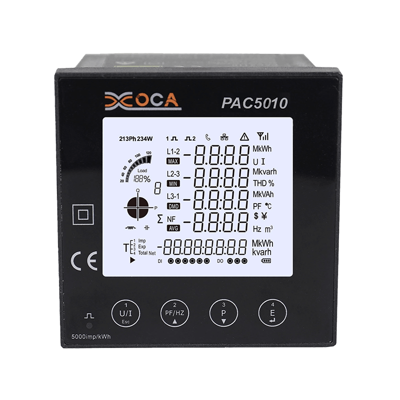 PAC5010 Big LCD WiFi Smart Power Meter Elektrischer Energiezähler Elektrischer Analysator