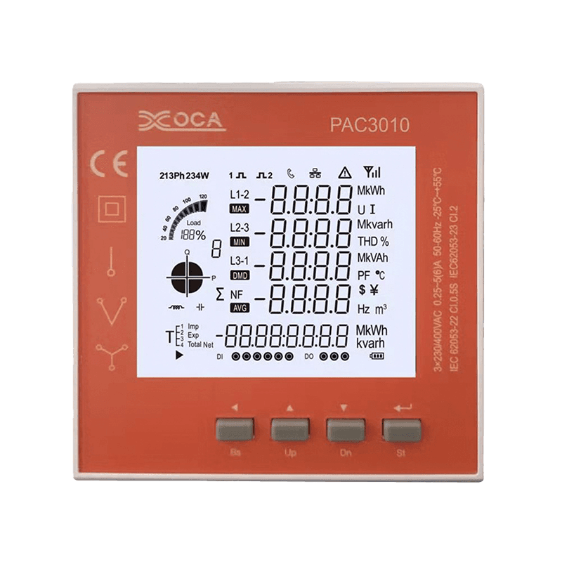 Smart LCD Digital Electric Panel Power Meter Energiezähler