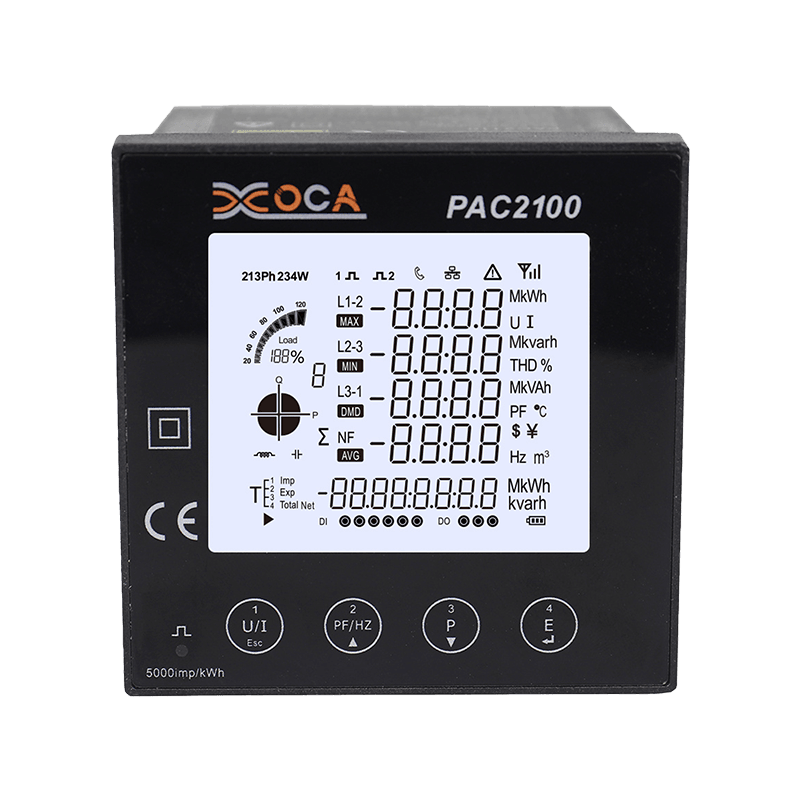 PAC2100 Großer LCD-Digital-Smart-Power-Meter-Energiezähler